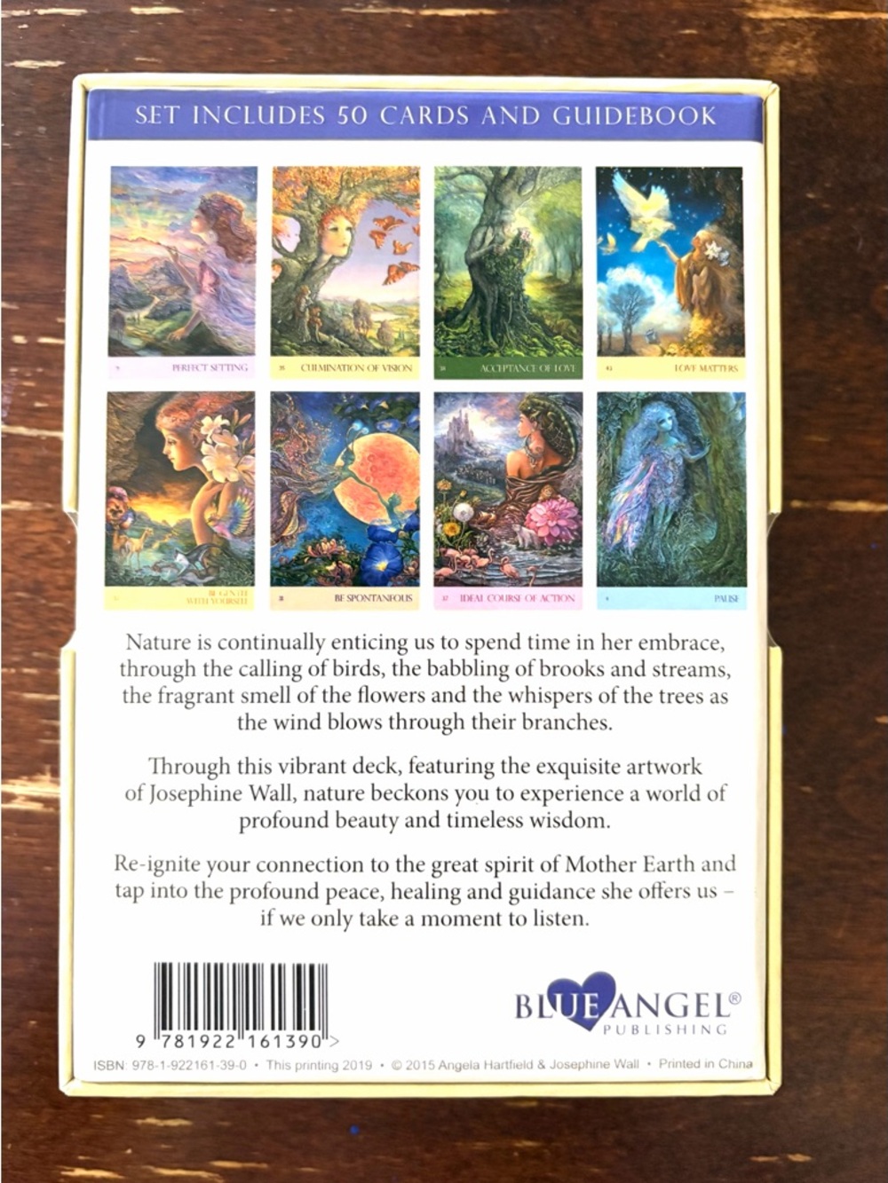 Nature’s Whispers Oracle Cards Deck Guidebook Angela Hartfield Set - Picture 4 of 5